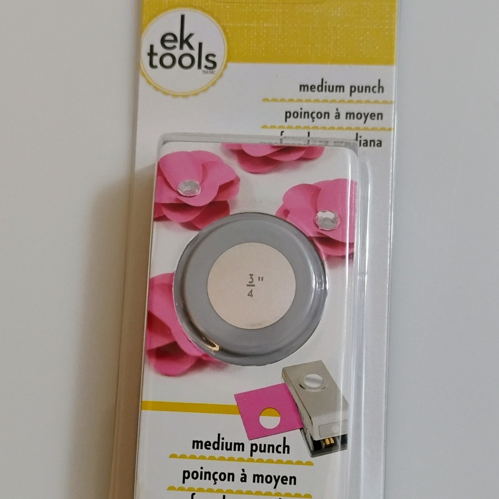 Scrapbooking journaling Medium Punch - Silver